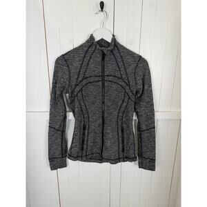 Lululemon Women's Nylon Jacket Size 6 Black/Gray NWOT